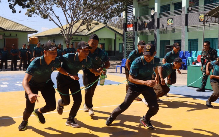 Yonarmed 12 Kostrad Tingkatkan Kebersamaan dan Semangat Prajurit melalui Outbound