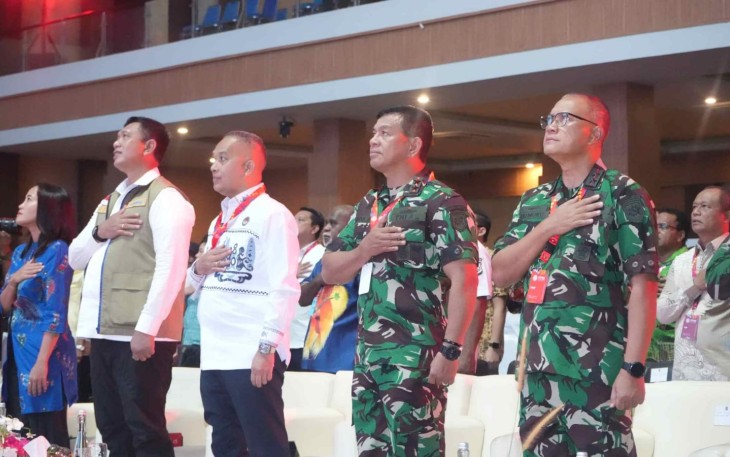 Pembukaan Papeda Summit 2026 di Sorong dihadiri Komandan Kodaeral XIV