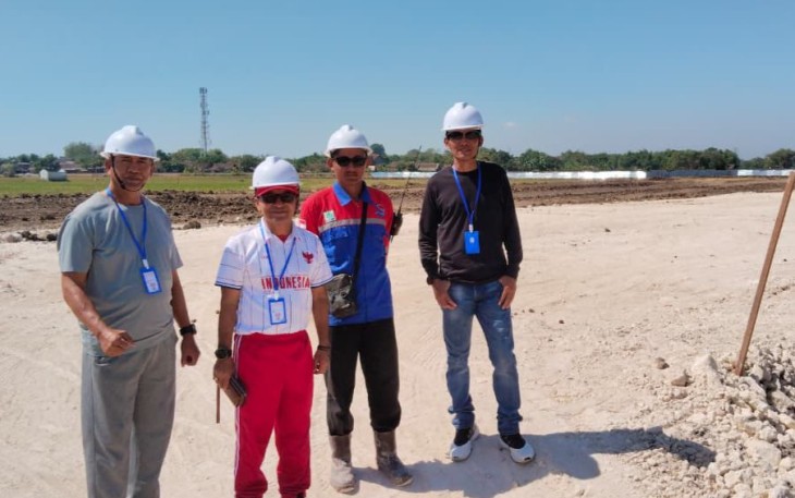 Forkompimcam Cepu melakukan sidak di lokasi proyek penimbunan untuk pembangunan Sekolah Rakyat di Kelurahan Balun kecamatan Cepu Kabupaten Blora