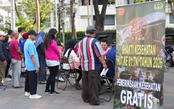 Bhakti Kesehatan TNI Layani Masyarakat di Jakarta