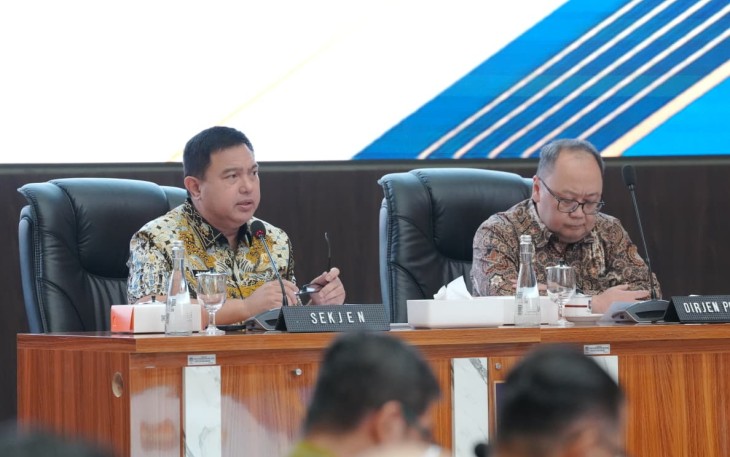 Sekretaris Jenderal (Sekjen) Kementerian Dalam Negeri (Kemendagri) Tomsi Tohir 