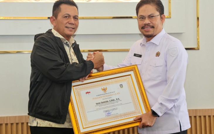 Gubernur Ansar Apresiasi Nurus Solichin, Emban Amanah Baru sebagai Kakanwil BPN Riau