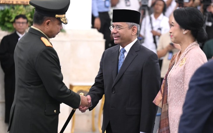 Panglima TNI Hadiri Pelantikan Menteri Keuangan RI