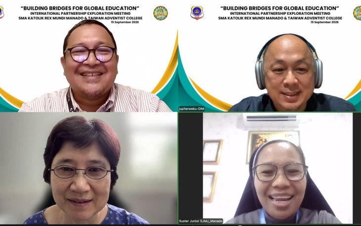 SMA Rex Mundi Manado Bersama Taiwan Adventist College Jajaki Global Education Partnership 