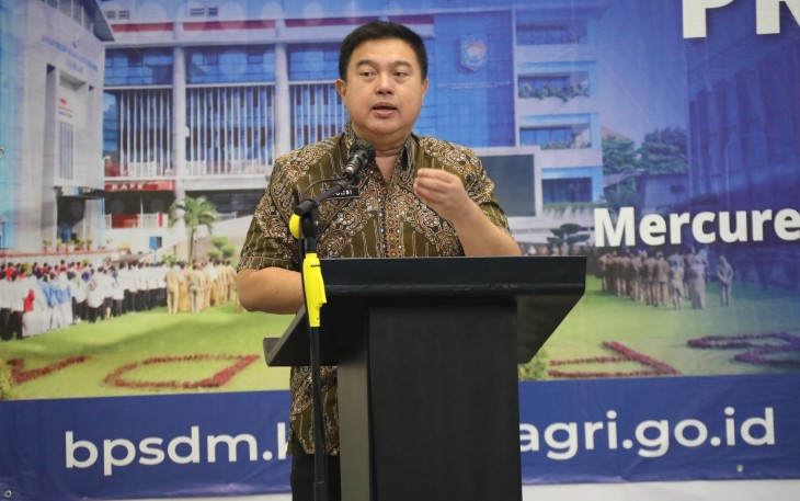 Sekretaris Jenderal (Sekjen) Kementerian Dalam Negeri (Kemendagri) Tomsi Tohir 