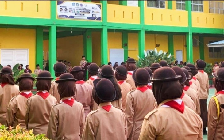 143 Siswa SMAN 5 Tanjungpinang Ikuti Perkemahan Penerimaan Tamu Ambalan