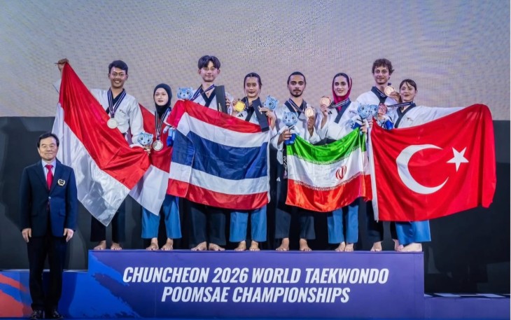 Tim Pelatnas Taekwondo Indonesia Meraih 1 Medali Perak Kejuaraan Tertinggi Untuk Kategori Poomsae