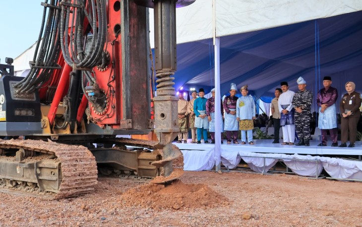 Groundbreaking Museum dan Monumen Bahasa, Bupati Bintan Sebut Ini Kebanggan Masyarakat Kepri
