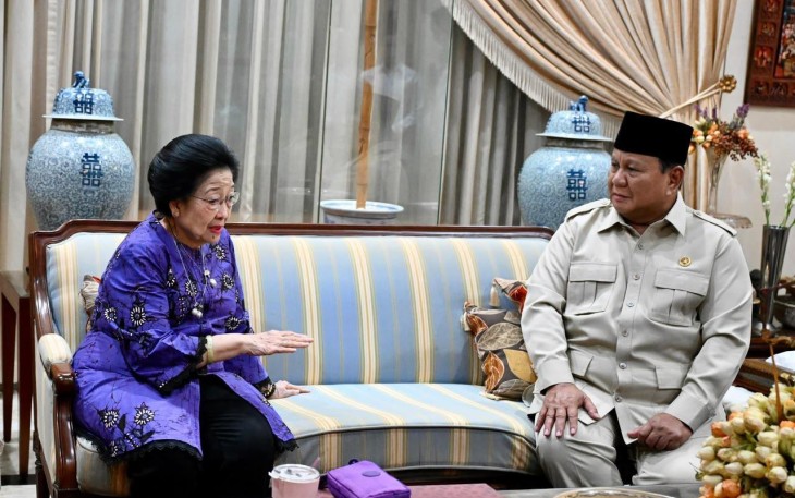 Prabowo Subianto berdialog dengan Megawati di Jakarta, Selasa 29 September 2026
