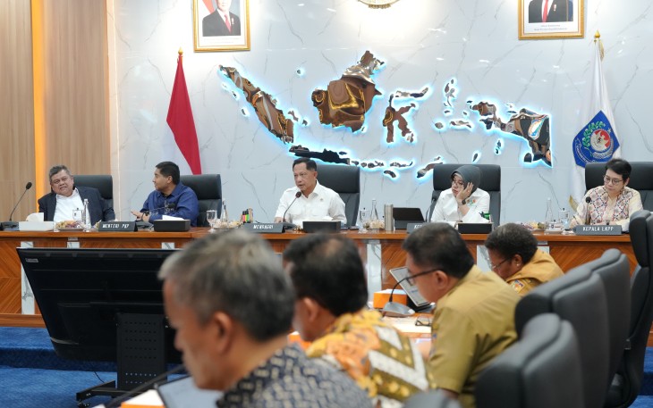 Menteri Dalam Negeri (Mendagri) Muhammad Tito Karnavian menggelar Rapat Koordinasi (Rakor) 