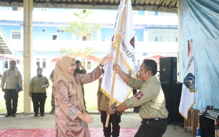 Dewi Ansar Kukuhkan FK Tagana Kepri, Garda Terdepan Tanggap Bencana