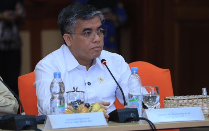 Menteri Ketenagakerjaan (Menaker) Yassierli 