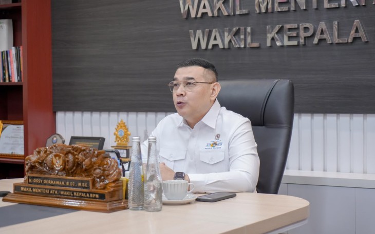 Wakil Menteri Agraria dan Tata Ruang/Wakil Kepala Badan Pertanahan Nasional (Wamen ATR/Waka BPN), Ossy Dermawan, menjadi _keynote speaker_ dalam Seminar Nasional Pertanahan 