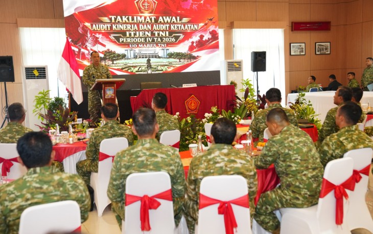Kepala Staf Umum (Kasum) TNI Letjen TNI Richard Tampubolon, yang diwakili Wairjen TNI Mayjen TNI Dr. Alvis Anwar, S.A.P., M.Tr.(Han)., CGCAE., CFrA