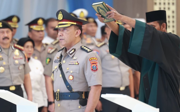 Pelantikan Wakapolda Jatim