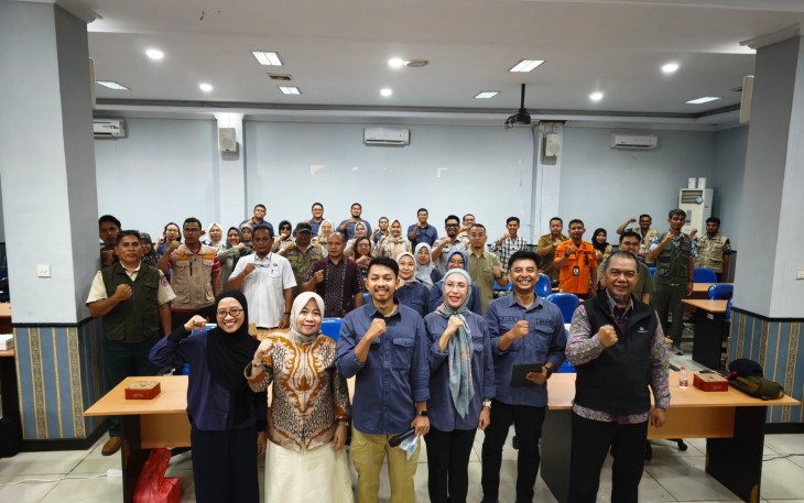 Direktorat Sistem Penanggulangan Bencana mendukung pelaksanaan peringatan Bulan Pengurangan Risiko Bencana (PRB) ke-13 dengan melaksanakan Sharing Session Disaster Knowledge Management System (DKMS) di Kota Serang, Banten pada Selasa (13/10)