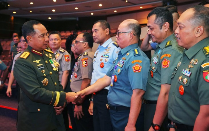 Panglima TNI Jenderal TNI Agus Subiyanto memberikan ceramah kepada 110 peserta P4N LXX TA 2026 