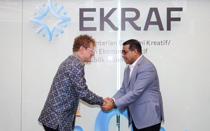 Kementerian Ekonomi Kreatif/Badan Ekonomi Kreatif (Ekraf) merajut kolaborasi strategis bersama layanan _streaming_ global Netflix untuk membuka jalan bagi karya sastra Nusantara menembus ekosistem internasional. Jakarta (20/10/2026)
