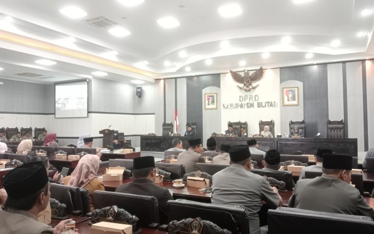 DPRD Kabupaten Blitar, Rabu 29 April 2026 (Foto : Klikwarta.com)