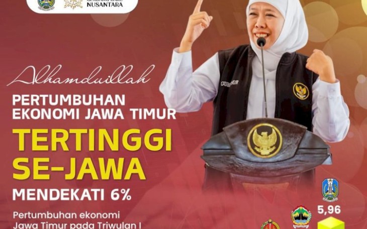 Ekonomi Jatim Tumbuh Tertinggi