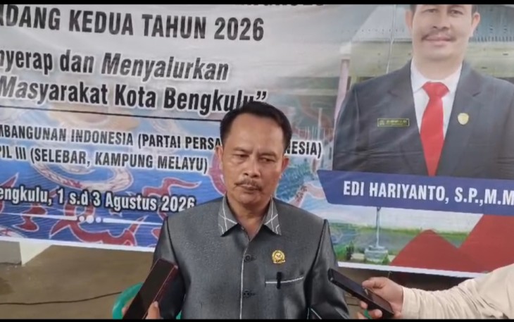Anggota DPRD Kota Bengkulu Edi Hariyanto 