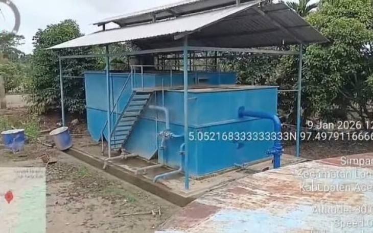 Kementerian PU Perbaiki SPAM IKK Langkahan di Kabupaten Aceh Utara, Pasokan Air Pulih