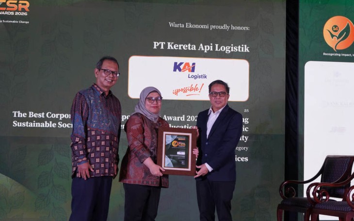 Komitmen Terhadap Keberlanjutan, KAI Logistik Raih Indonesia CSR Awards 2026