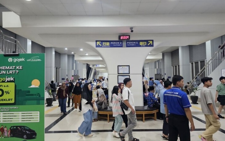 LRT Sumsel Tambah Perjalanan Hingga Pukul 02.09 Dini Hari