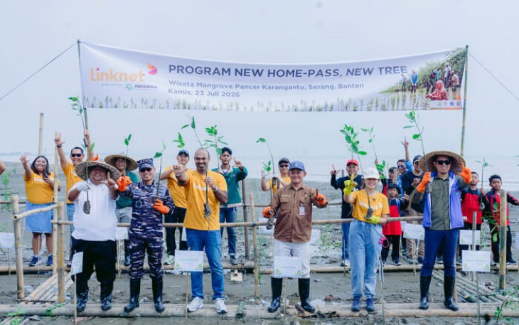 Penanaman 5.000 bibit pohon mangrove dalam program unggulan New Home-Pass, New Tree