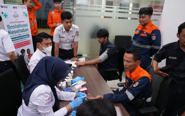 Perawatan LRT Jabodebek Berlangsung Saat Malam, Tim Kesehatan Jaga Kondisi Petugas