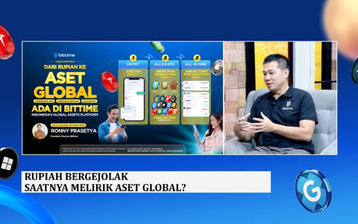 Rupiah Bergejolak, Saatnya Lirik Aset Global? Investor Kini Bisa Akses Tokenisasi Aset Global Mulai Rp10.000 di Bittime
