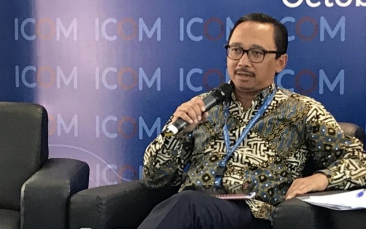 Wakil Menteri Keuangan (Wamenkeu) Juda Agung dalam Konferensi Pers APBN Kita di Jakarta pada Senin (23/02)