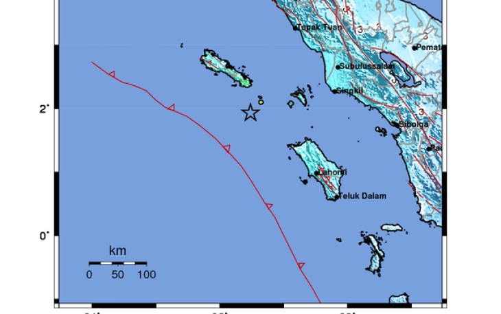 Gempa Bumi Magnitudo 6,4 mengguncang wilayah Provinsi Aceh dan Sumatera Utara, pada Selasa (3/3).