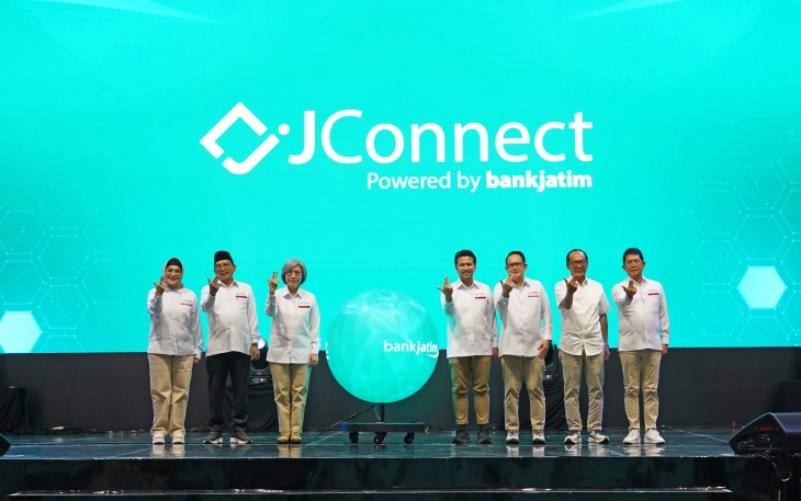 Bank Jatim sukses menggelar puncak acara launching JConnect dalam rangkaian kegiatan yang berlangsung pada 1–3 Mei 2026 di Grand City Surabaya