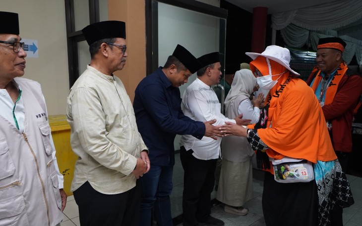 Forkopimda Kota Madiun Sambut Kepulangan Jemaah Haji