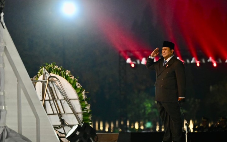 Ziarah Nasional dan Renungan Suci  dipimpin langsung oleh Presiden Republik Indonesia Prabowo Subianto di Taman Makam Pahlawan Nasional Utama (TMPNU) Kalibata, Jakarta Selatan, Senin (17/8/2026).