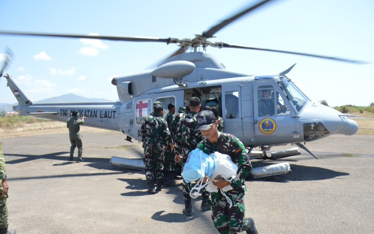 TNI Kerahkan 1.265 Personel dan Salurkan 188 Ton Bantuan Untuk Korban Gempa NTT