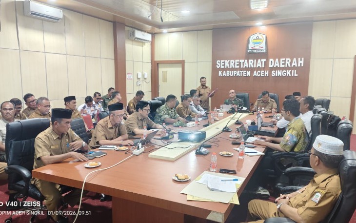 Bupati Aceh Singkil H. Safriadi Oyon, SH menegaskan pentingnya percepatan rehabilitasi dan rekonstruksi pascabencana yang akurat, terintegrasi, transparan, dan benar-benar dirasakan manfaatnya oleh masyarakat