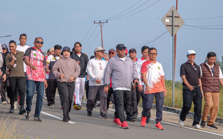 ASN Pemko Tanjungpinang saat Jalan Santai 5K