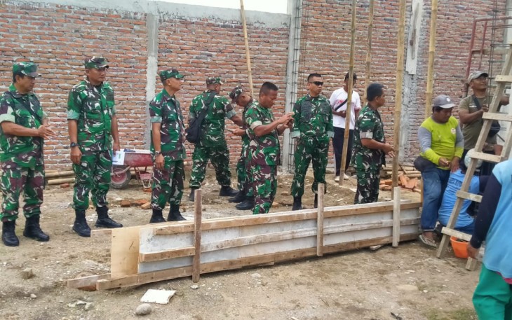 Kodim Madiun Sambut Tim Wasev Kodam V/Brawijaya Tinjau Pembangunan Koperasi Merah Putih