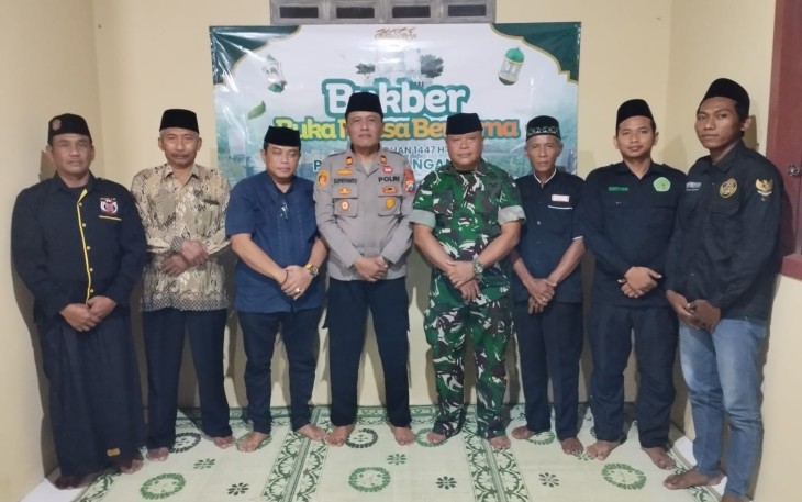 Koramil 15/Karanganyar, Ngawi dan Forkopimca Berbuka Puasa Bersama Ramadhan 1447 H.