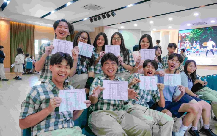 Kegiatan CKG di Sekolah IPEKA Sunter, Jakarta Utara, Senin (10/2).