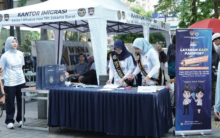 Ditjen Imigrasi Hadirkan Pelayanan Paspor Pada CFD Jakarta