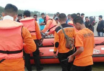 Tim Basarnas saat ingin melakukan pencarian 