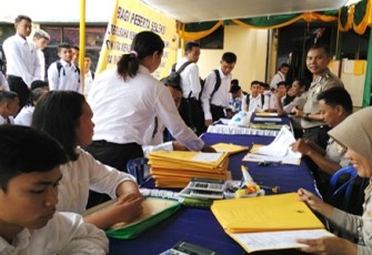 Pendaftaran anggota Polri di Mapolda Bengkulu