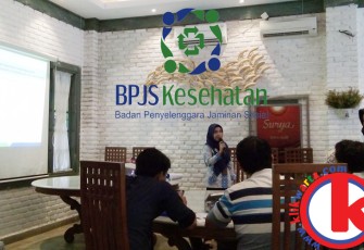 Media gathering BPJS Kesehatan Cabang Bengkulu dengan Wartawan, Selasa (23/05/2017).