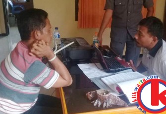 Irtawan saat diamankan polisi