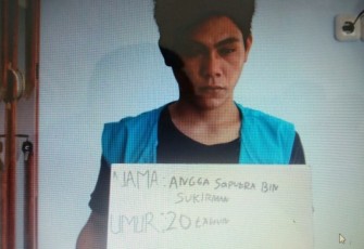 Tahanan yang kabur saat diamankan