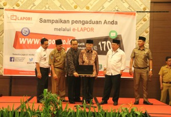 Launching E-Lapor SP4N.