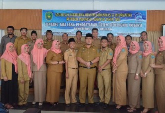 Sosialisasi Peraturan Menteri Komunikasi dan Informatika Nomor 10 Tahun 2015 tentang Tata cara Pendaftaran sitem elektronik Instansi Penyelenggara Negara